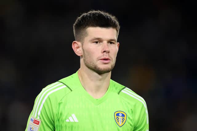Illan Meslier has slipped down the pecking order at Leeds United.