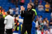 PRAISE: For Leeds United from Brighton boss Fabian Hurzeler, above.