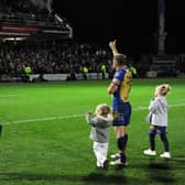 Rob Burrow thanks the fans