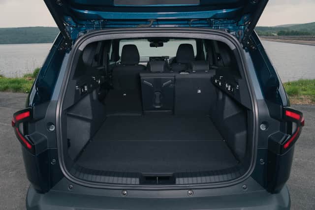Luggage space is vast - especially with the seats folded