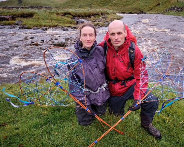 Emmeline and Mark Butler are walking the length of the River Wharfe across the winter months 