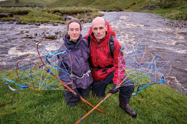 Emmeline and Mark Butler are walking the length of the River Wharfe across the winter months 