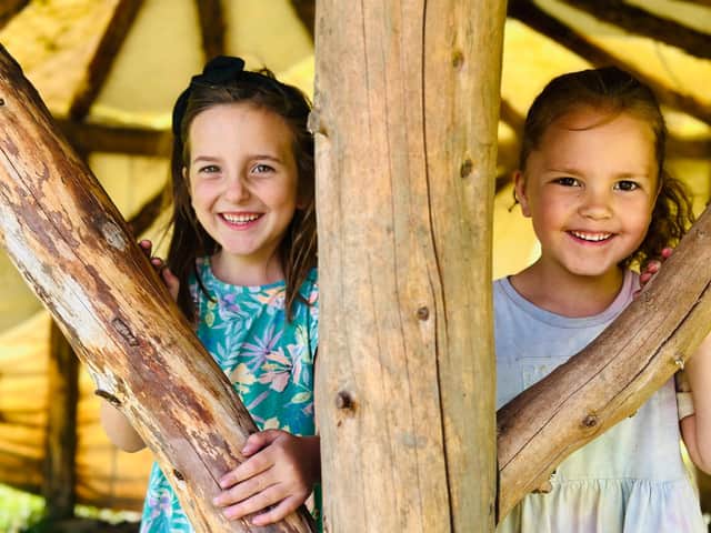 Pupils at Lumiar can spend time inside a school yurt