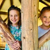 Pupils at Lumiar can spend time inside a school yurt
