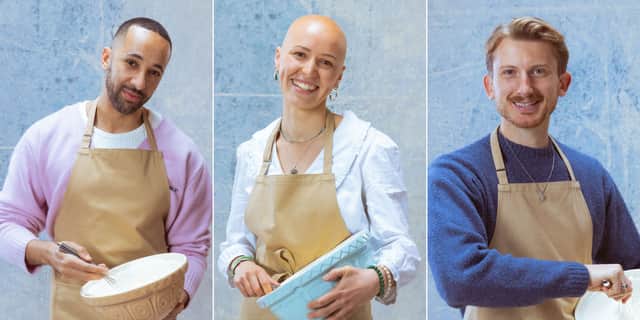 Who will win The Great British Bake Off 2025: Reddit users predict, does Paul Hollywood have a favourite? Aaron, Jasmine and Tom will go head to head during the series 16 Great British Bake Off final. Photo: Channel 4/Love Productions