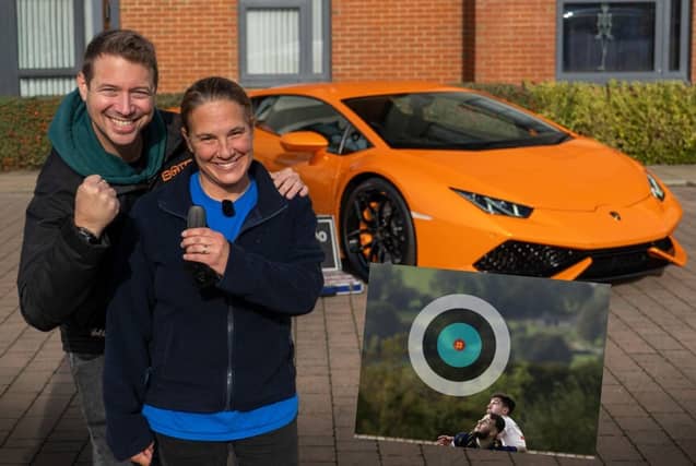 Sharon Hoskins was dragged out of work to be presented with her prize - and it's changed her life for the better