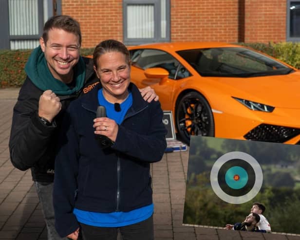 Sharon Hoskins was dragged out of work to be presented with her prize - and it's changed her life for the better