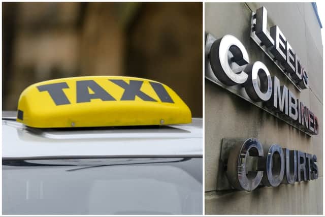 Roper abused the taxi driver before turning violent and smashing up his car.