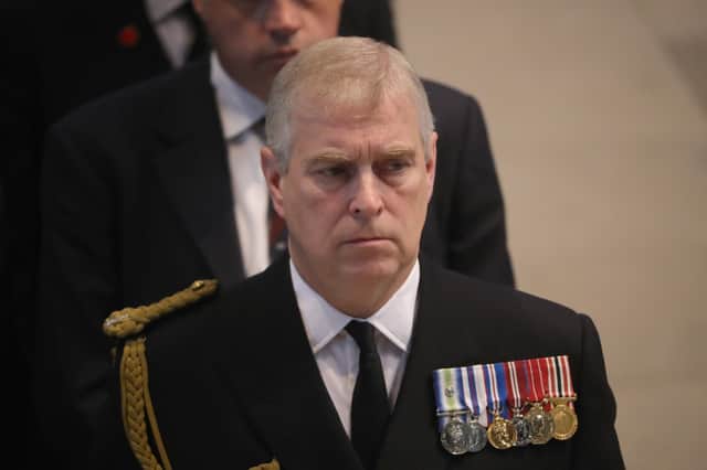 Andrew has been stripped of his military titles by King Charles, but will keep his Falklands medal.