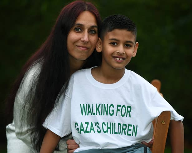 Sabrina Gother, from Wetherby, has launched a fundraiser as her 7-year-old son, Usman Jamal, prepares to climb Roseberry Topping in North Yorkshire.