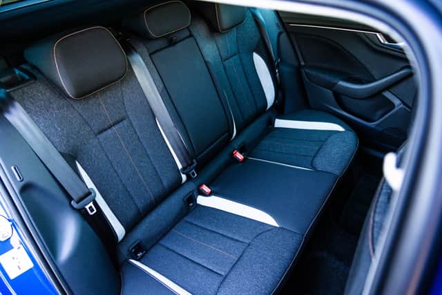 Rear seat and luggage space is very good for a car of this size - and the seats are very comfortable