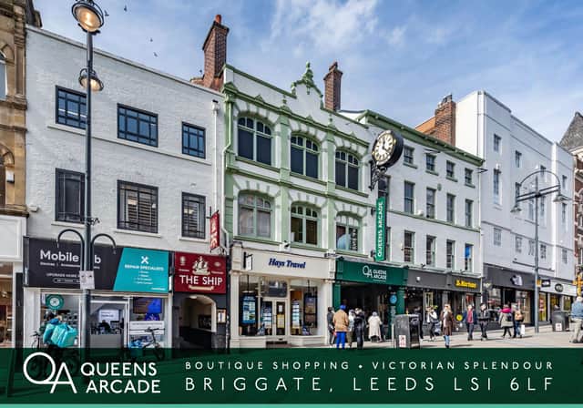 Queens Arcade Leeds is a Victorian architectural gem - a dazzling showcase of modern retail, eateries and creativity.