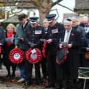 Crowds gathered at the BHH Synagogue on Street Lane, Moortown.