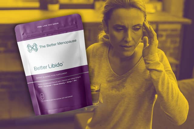 Better Libido is a new natural supplement formulated to help women in menopause feel more energised, balanced and confident.