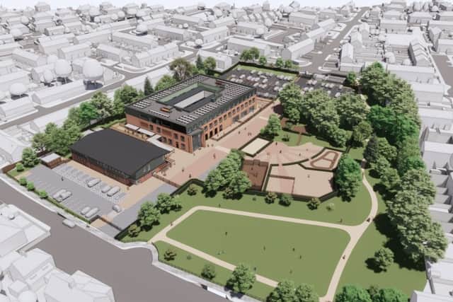 Broomfield aerial view - what the expanded school could look like