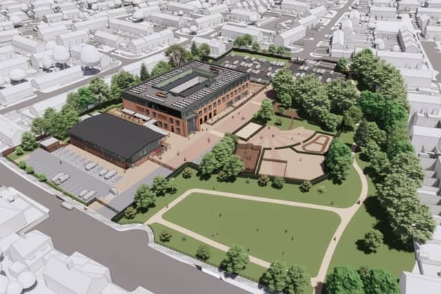 Broomfield aerial view - what the expanded school could look like