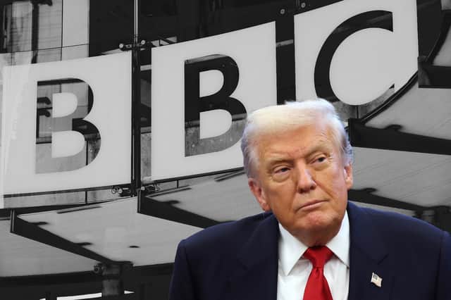 US president Donald Trump has threated to sue the BBC for $1bn.