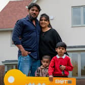 Khaja and his family are living in a rented house - but they're not going to move in to their new four-bedroomed dream home, because they plan to take the cash alternative instead