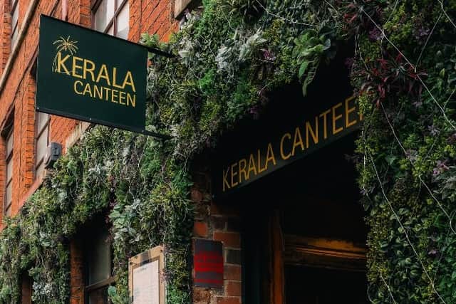 Kerala Canteen in Leeds is a small plates restaurant. The British Good Food Guide said of the restaurant service: “Delivered with informal character and vibrant personality.”
