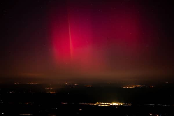 The Northern Lights, as seen over France earlier this year 