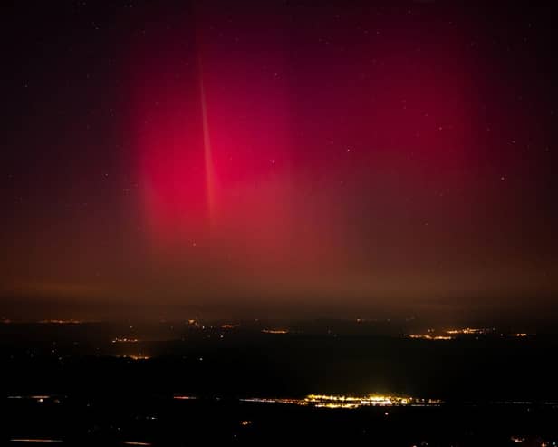 The Northern Lights, as seen over France earlier this year 