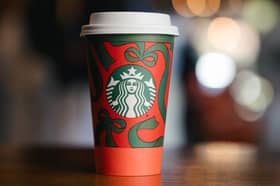 Starbucks has released its new festive red cups in UK stores today (Thursday November 13)
