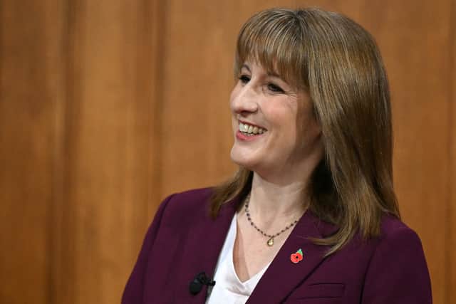 Chancellor Rachel Reeves takes journalists' questions after delivering a speech in the media briefing room of 9 Downing Street. Reeves has reportedly ditched plans to raise income tax rates ahead of the November 26 Budget (Photo: JUSTIN TALLIS/POOL/AFP via Getty Images)