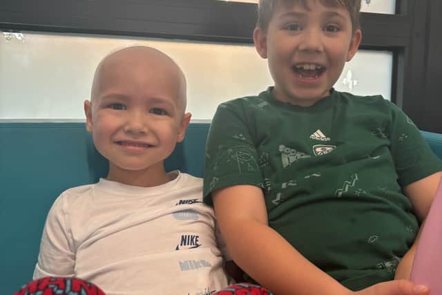 Mum Kirsty describes brothers Reggie and Rio as "like two peas in a pod"