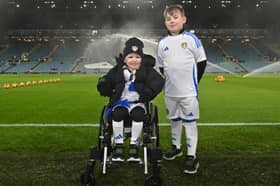 In November last year, Reggie and Rio were invited to be mascots at Leeds United's match against Luton Town at Elland Road