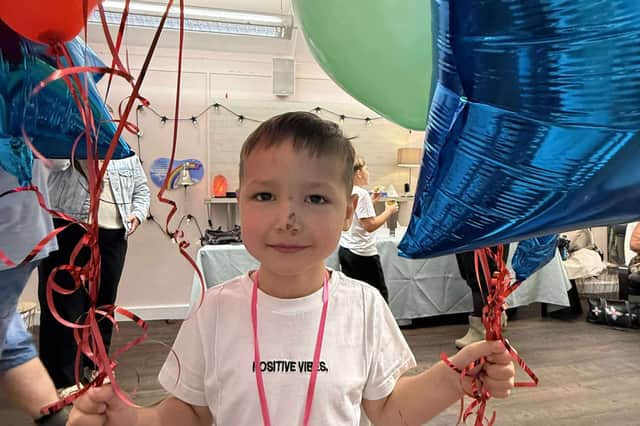 Reggie underwent 11 months of treatment for medulloblastoma, the most common type of brain tumour in children
