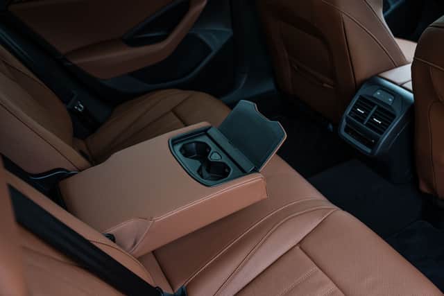 Space in the rear seats is, er... Superb