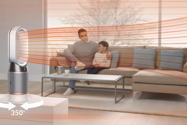 Dyson's fans can also blow cold air, so it's a year-round device