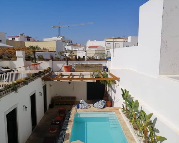 Casa Rosa pool area
