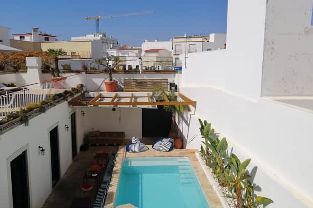 Casa Rosa pool area