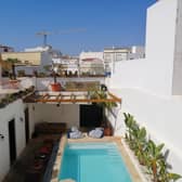 Casa Rosa pool area