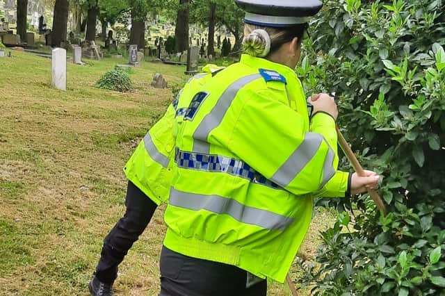 Knife sweeps will take place in areas where criminals have in the past hidden bladed items.
