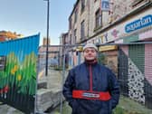 General manager at Doghouse Bar and Bagel Shop, Cameron Bedford, said that businesses had 'given up' hope of seeing the collapsed building repaired.
