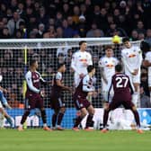Morgan Rogers scored twice to beat Leeds United.