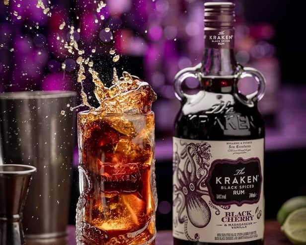 This rum offers a rich fusion of Spiced Caribbean Rum and refreshing black cherry notes