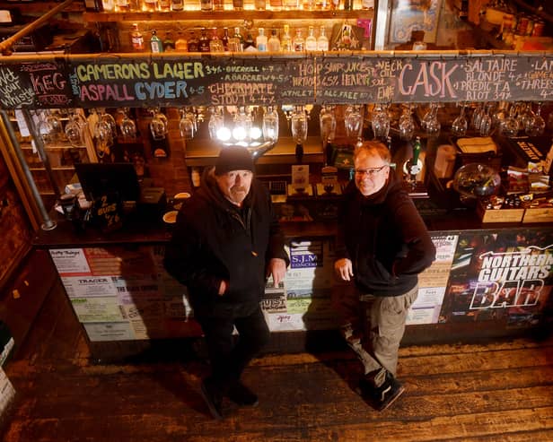 Rick Wade (right) with business partner Dave Baguley.