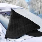 Held on by magnets, and with a soft protective lining, this windscreen cover can save you time on a cold day - and it's just £3