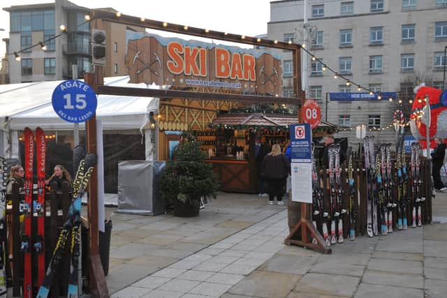 Our reviewer tried the Ski Bar, on Millennium Square, one of four main bars now open as part of Leeds Christmas markets