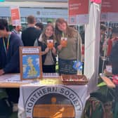 Ella alongside friend Amelia at last years University of Edinburgh Freshers' Fair