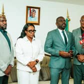 Led by Minister of Agriculture, Samal Mojah Duggins, the 20-member senior delegation also included the Deputy Prime Minister, Dr. Geoffrey Ian Hanley, and Speaker of the National Assembly, Lanien Blanchette. 