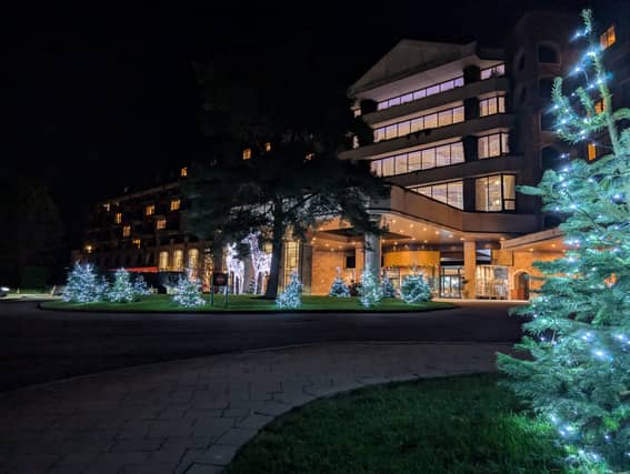 The Celtic Manor Resort looking festive