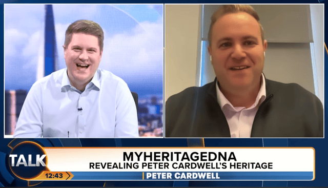 Talk TV host Peter Cardwell used a MyHeritage DNA kit to trace his ancestry - and it certainly threw up a few surprises