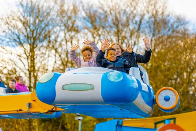 The Go Jetters ride, in CBeebies Land. Just follow the theme tune!