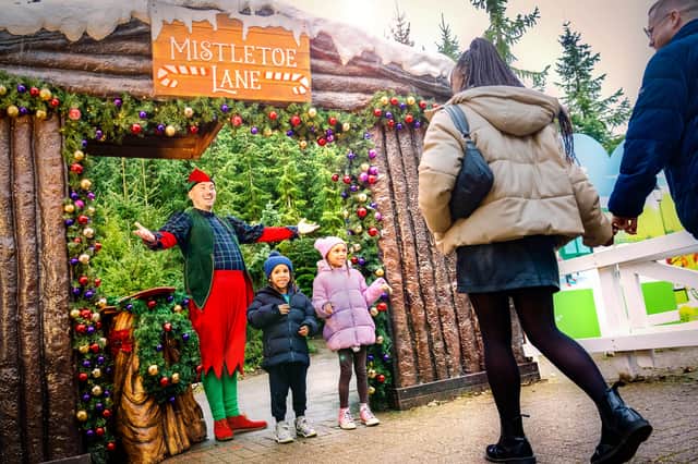 Mistletoe Lane - leading to Santa's Grotto