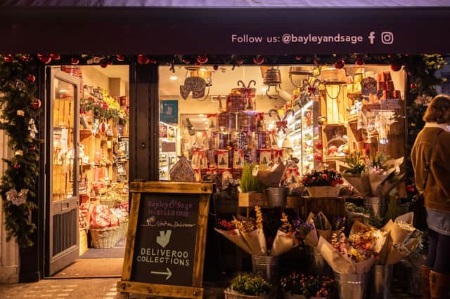 Grocery store Bayley & Sage sell fabulous-looking festive hampers