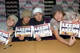 McFly lend their support to the YEP's Leeds Needs An Arena campaign in October 2006.